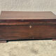 Old exotic wood chest from Ghana