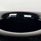 Vintage Italian vase top hat in Murano glass, 1980s.