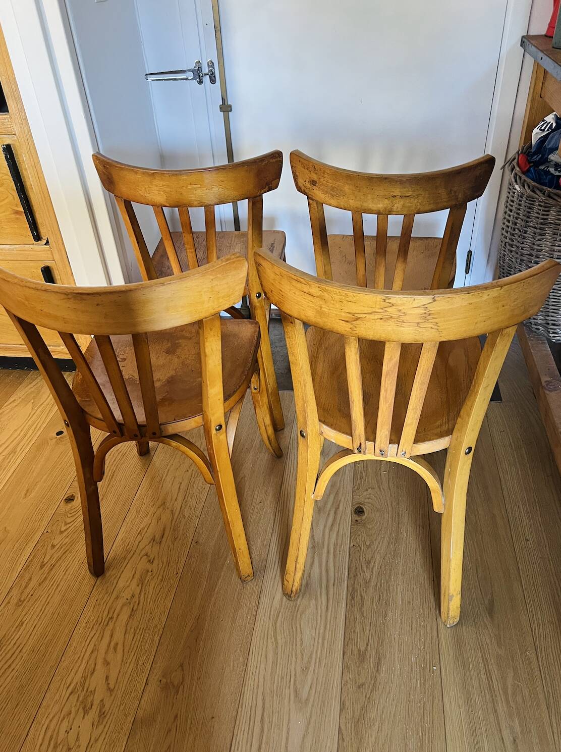 4 Vintage Bistro Chairs