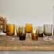 8 petits verres vintage dépareillés