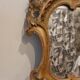 Miroir bois doré 60 x 30 cm