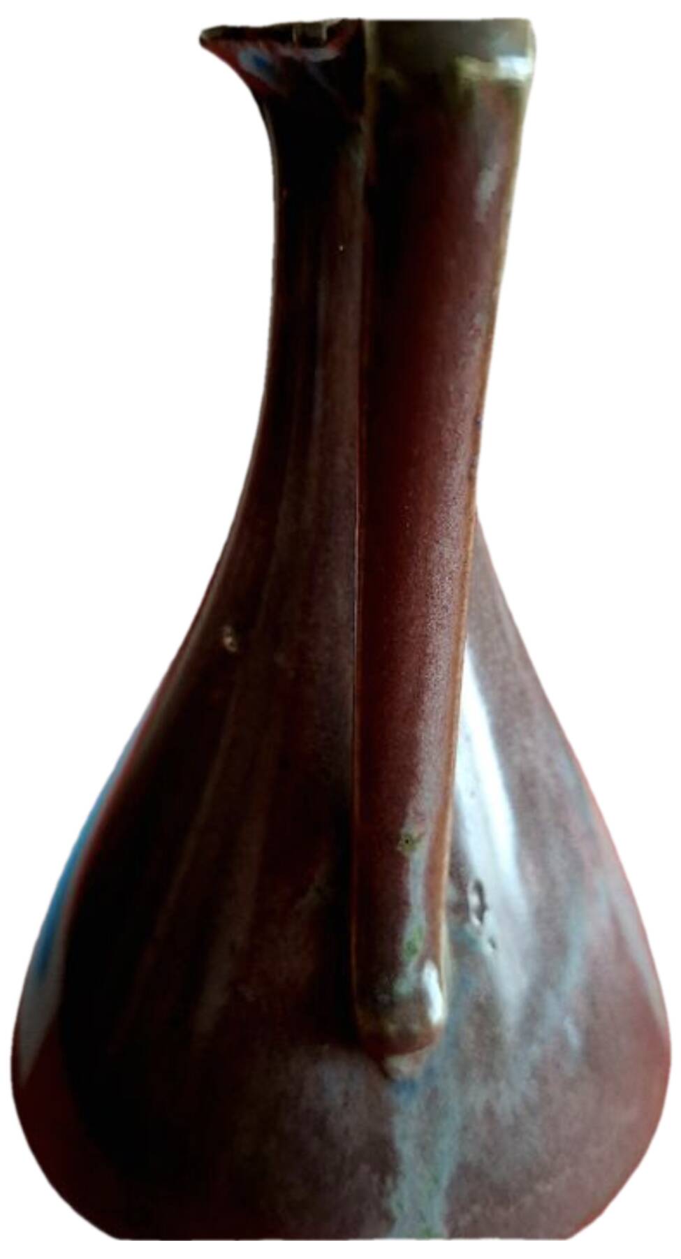 Stylised amphora vase in glazed ceramic Fournier-Demars Saint Amand