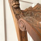 Dagobert armchair in carved wood