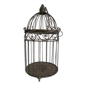 Cage en métal vieilli