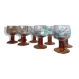 Luminarc retro amber glass