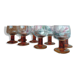 Verre ambré rétro luminarc