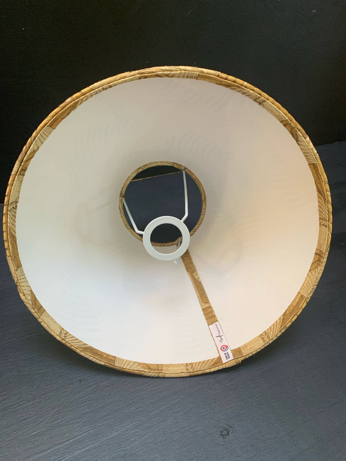 Art Deco style conical lampshade