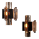 Danish Space Age wall sconces by Claus Bolby for Cebo Industri, 1970s