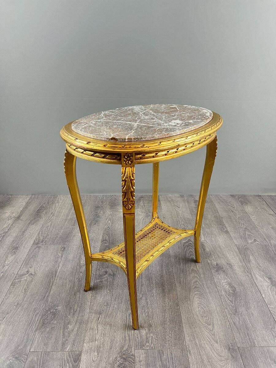 Louis XVI style side table, early 20th century