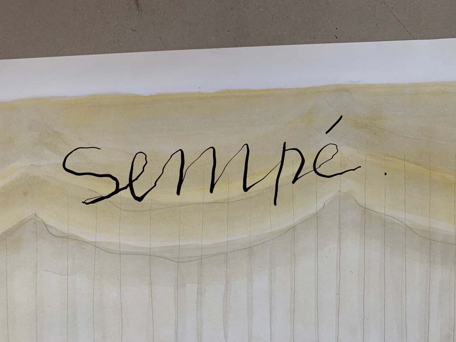 Exhibition poster Sempé 1987