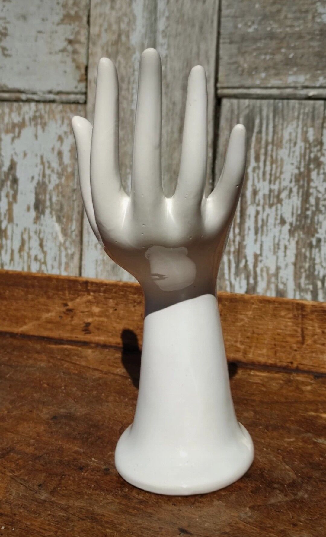 Vintage hand vase or ring holder