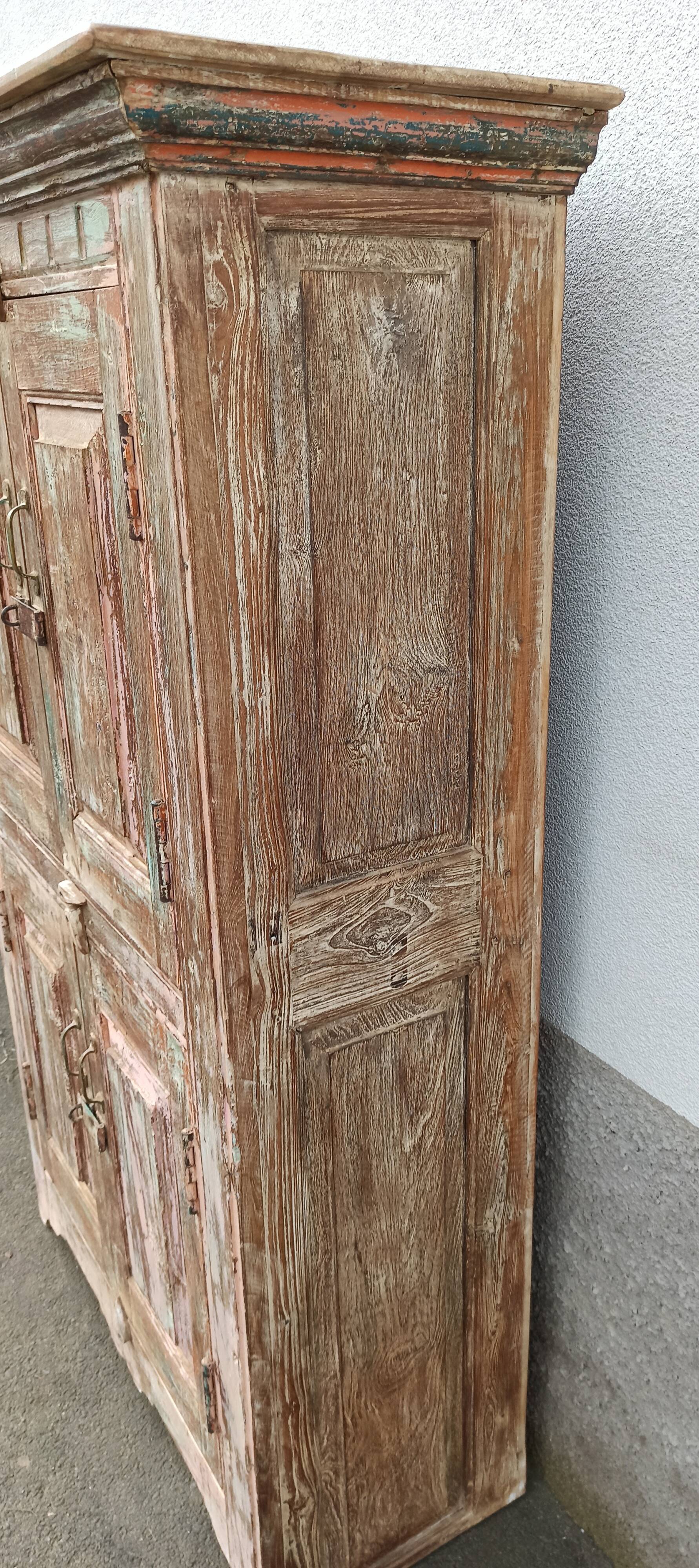 Antique wooden wardrobe