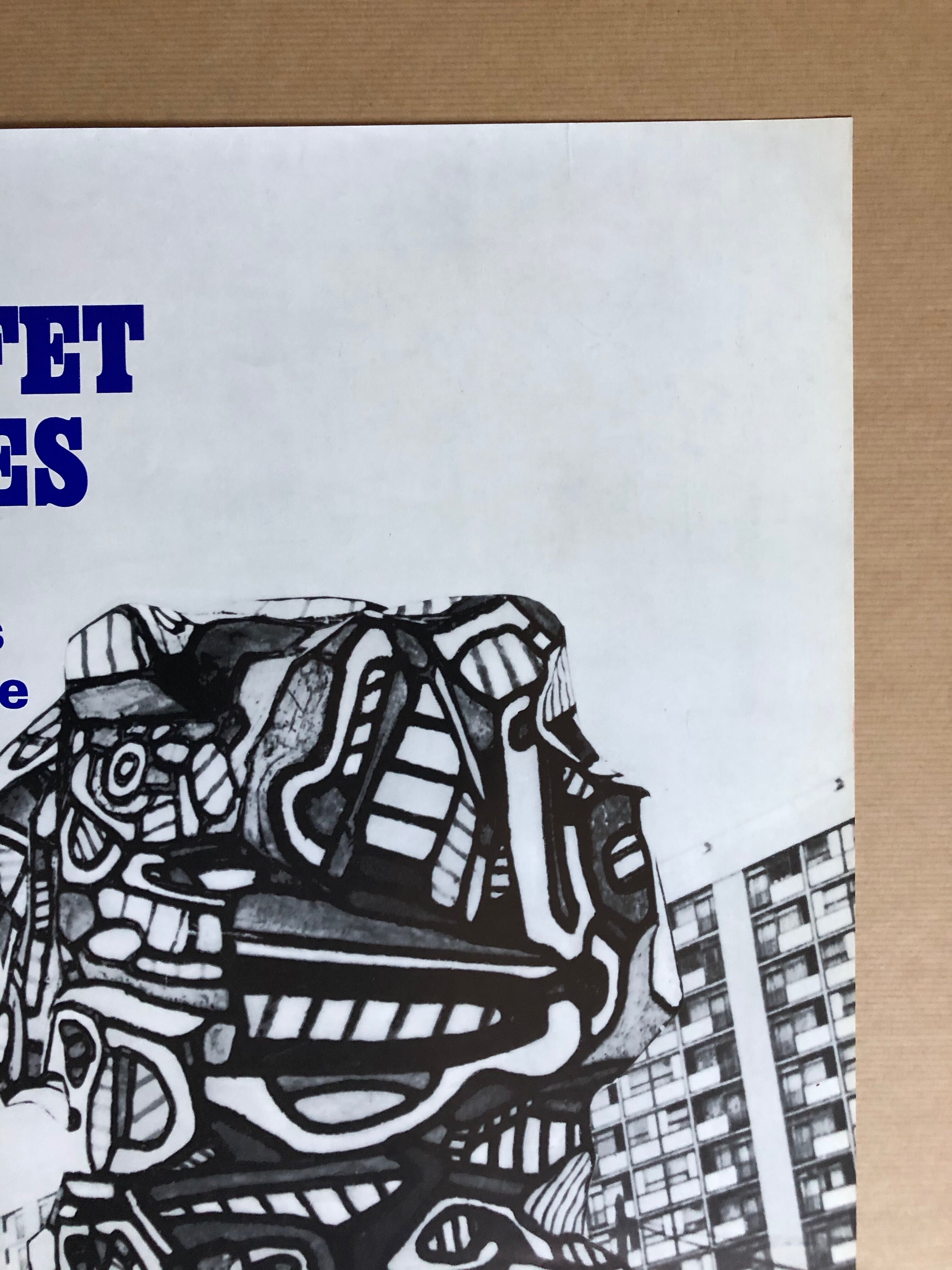 Poster Jean Dubuffet Edifices 1969