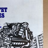 Poster Jean Dubuffet Edifices 1969