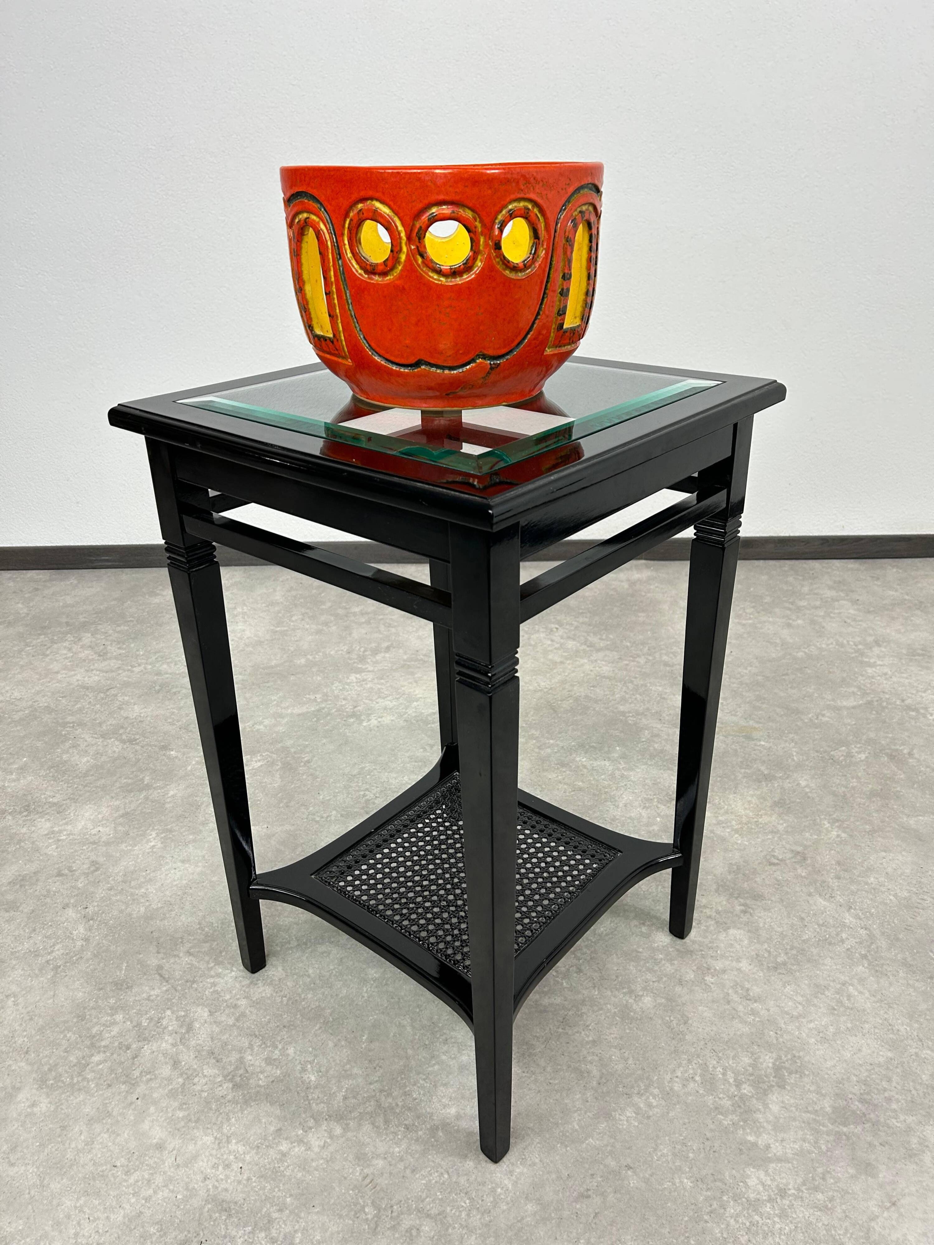 Black Art Nouveau side table