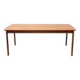 Table basse en teck danoise du milieu du siècle par Ole Wanscher pour Poul Jeppesens Møbelfabrik