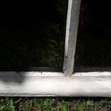 Lot of 4 oak windows H141xL112/117cm old small panes