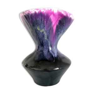 Vase en céramique émaillée style