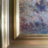 HST painting "Creuse Valley with shepherd" signed LV Pons 19th century