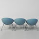 Set de 3 chaises Turtle Club by Matteo Thun pour Sedus