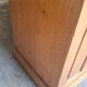 Parisian wardrobe in vintage pine old manufacture 1950