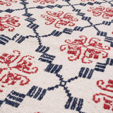 Vintage Turkish Karapinar Kilim Rug 128 X 213 cm