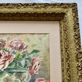 Watercolor bouquet of roses