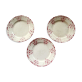 3 serving plates kg lunéville model without discomfort