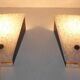 Paire d'appliques vintage en perspex
