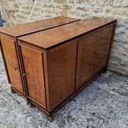 Mahogany glass sideboard, 1950