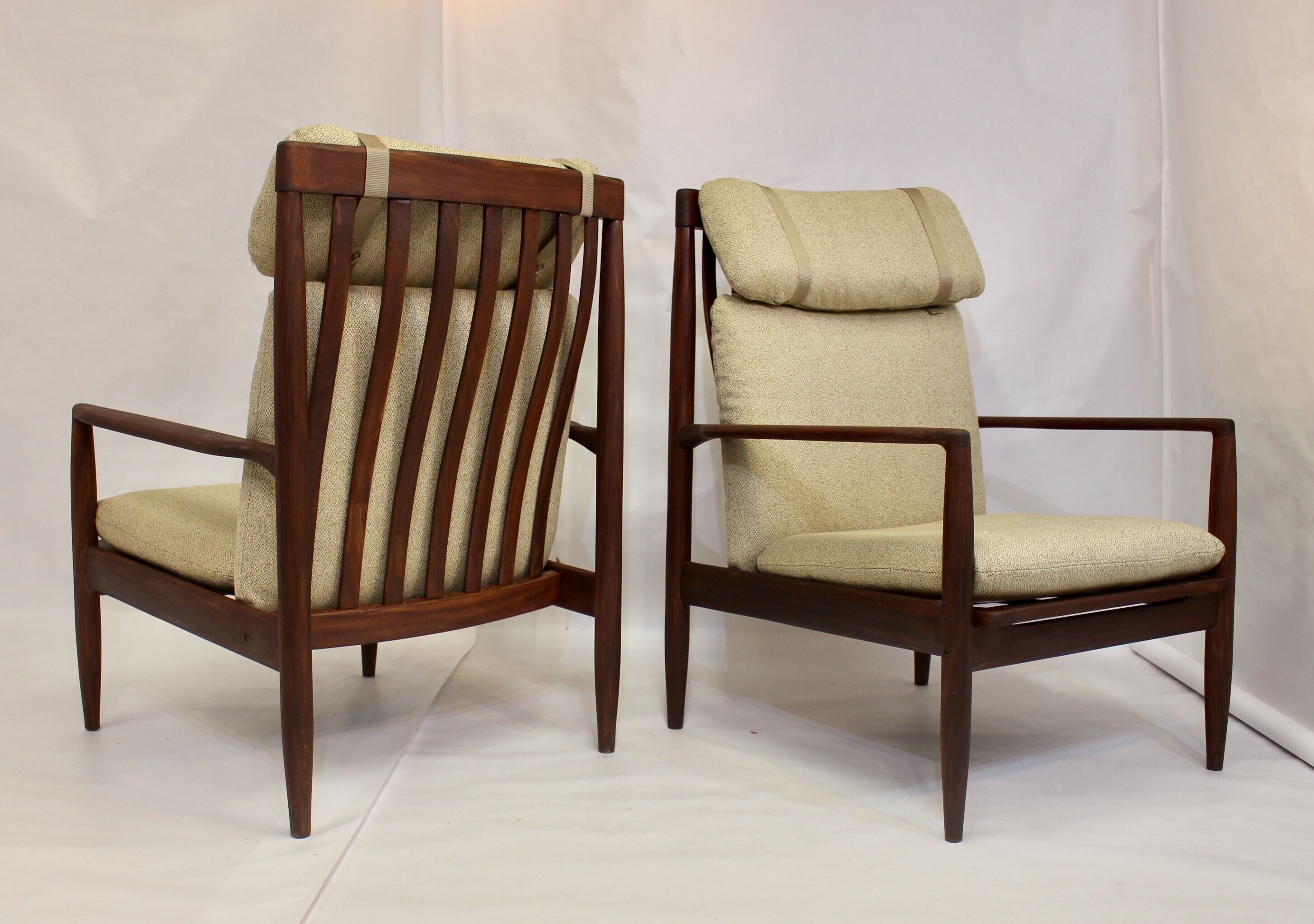 Pair of armchairs by Grete Jalk 1960 Denmark.
