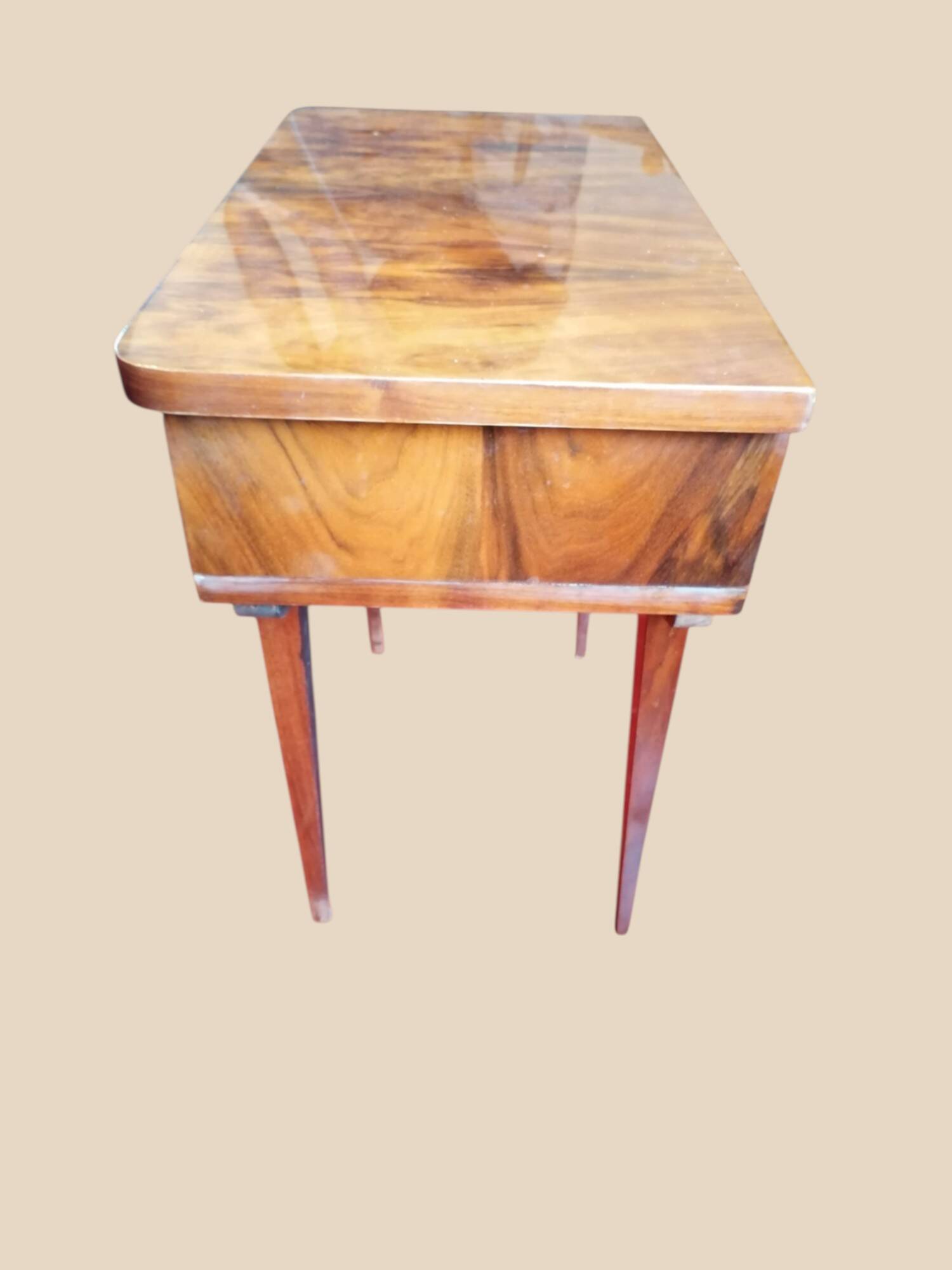 Armoire et Table de Chevet en Bois Laqué vintage - Ateliers Jacquelin