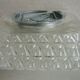 Vintage square ceiling light in 70s molded glass