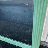 Large old mirror patinated in green  95x170cm
