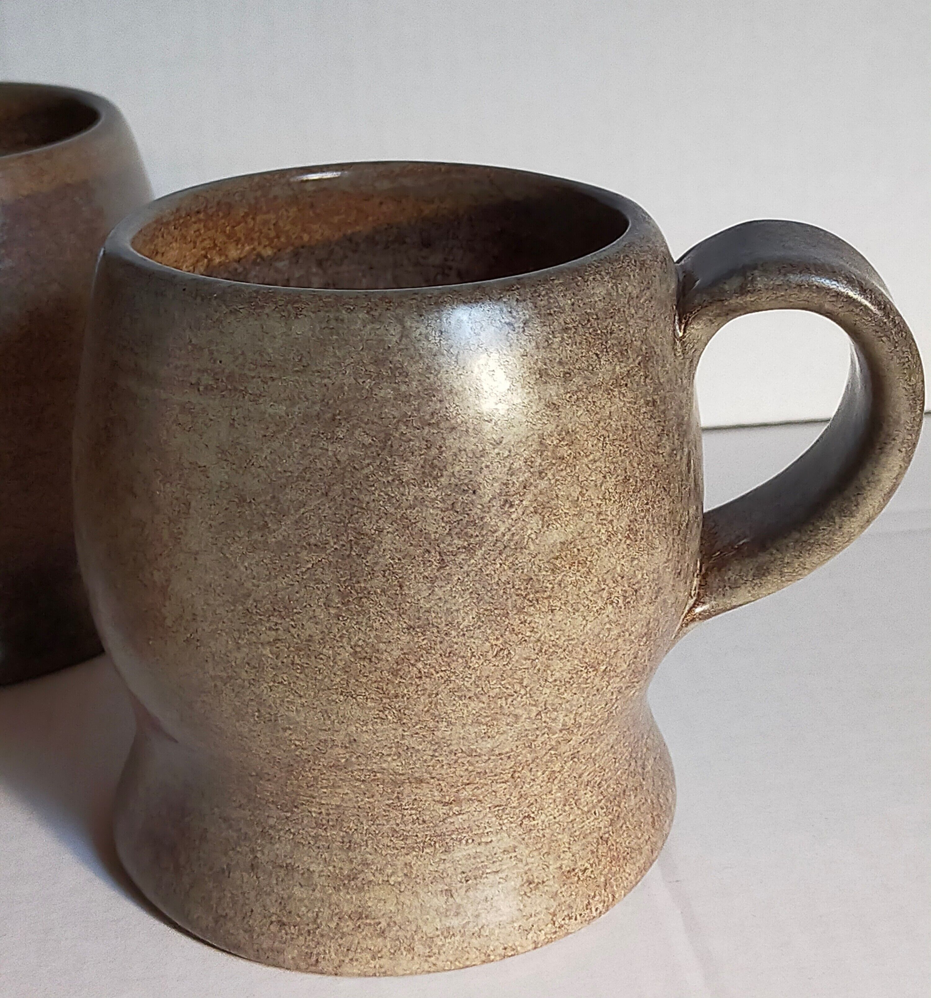 Six chopes céramiques de Max Idlas années 60