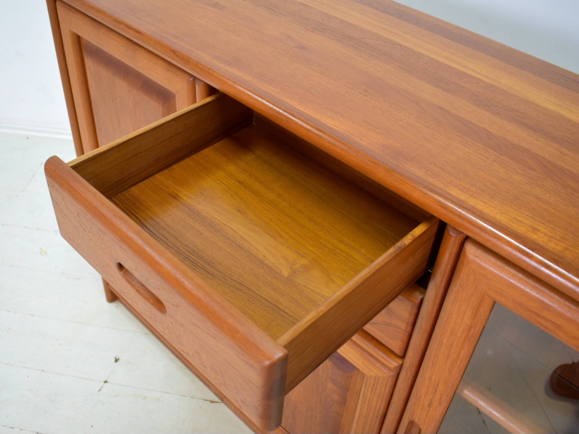 Sideboard by Dyrlund 1970s skandinavian solid Teak Danish