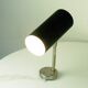 Austrian black cylindrical wall light by J.T. Kalmar, Vienna, mid-century.