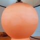 Lampe vintage en terre cuite année 40