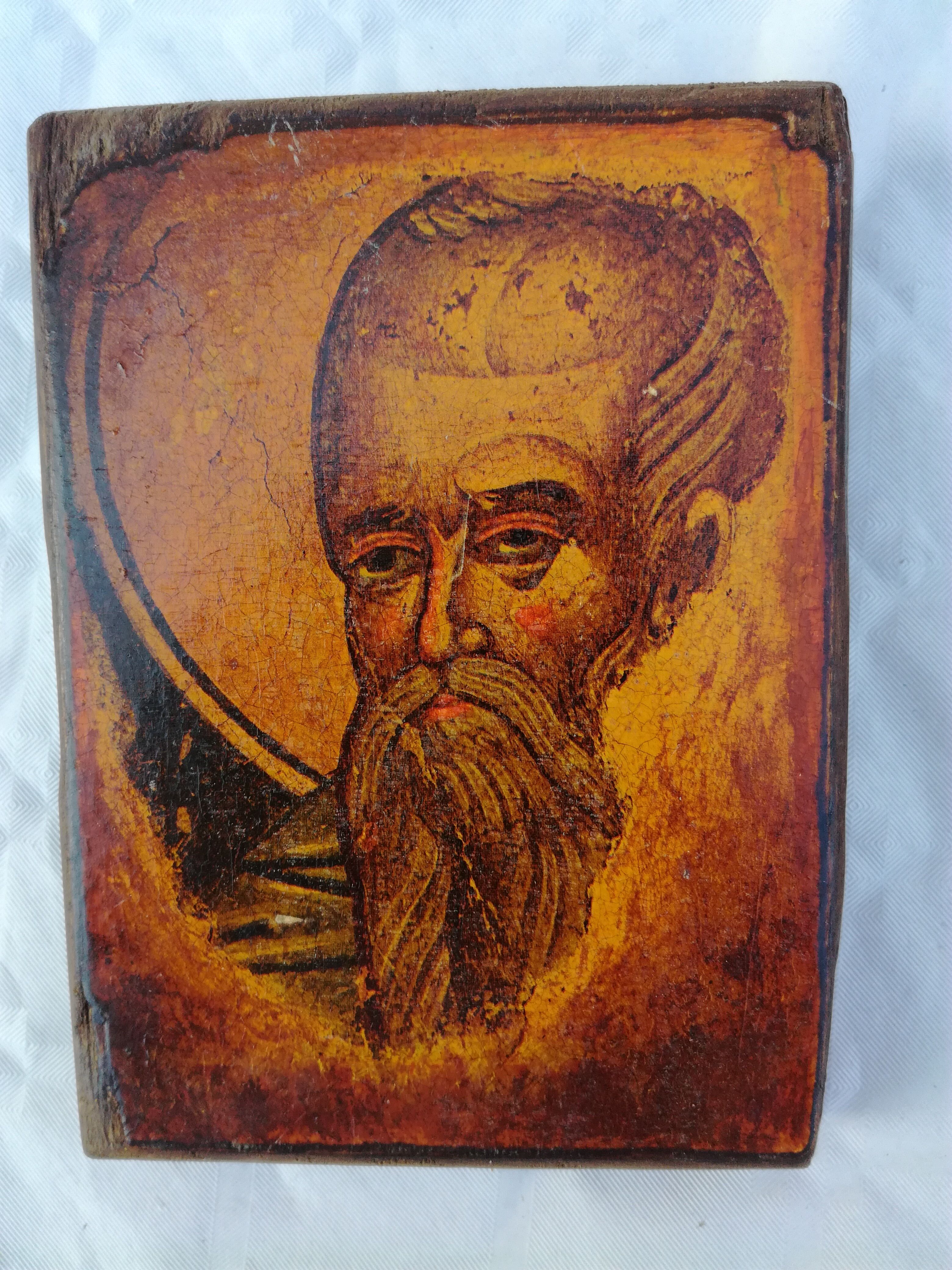 Icon on wood