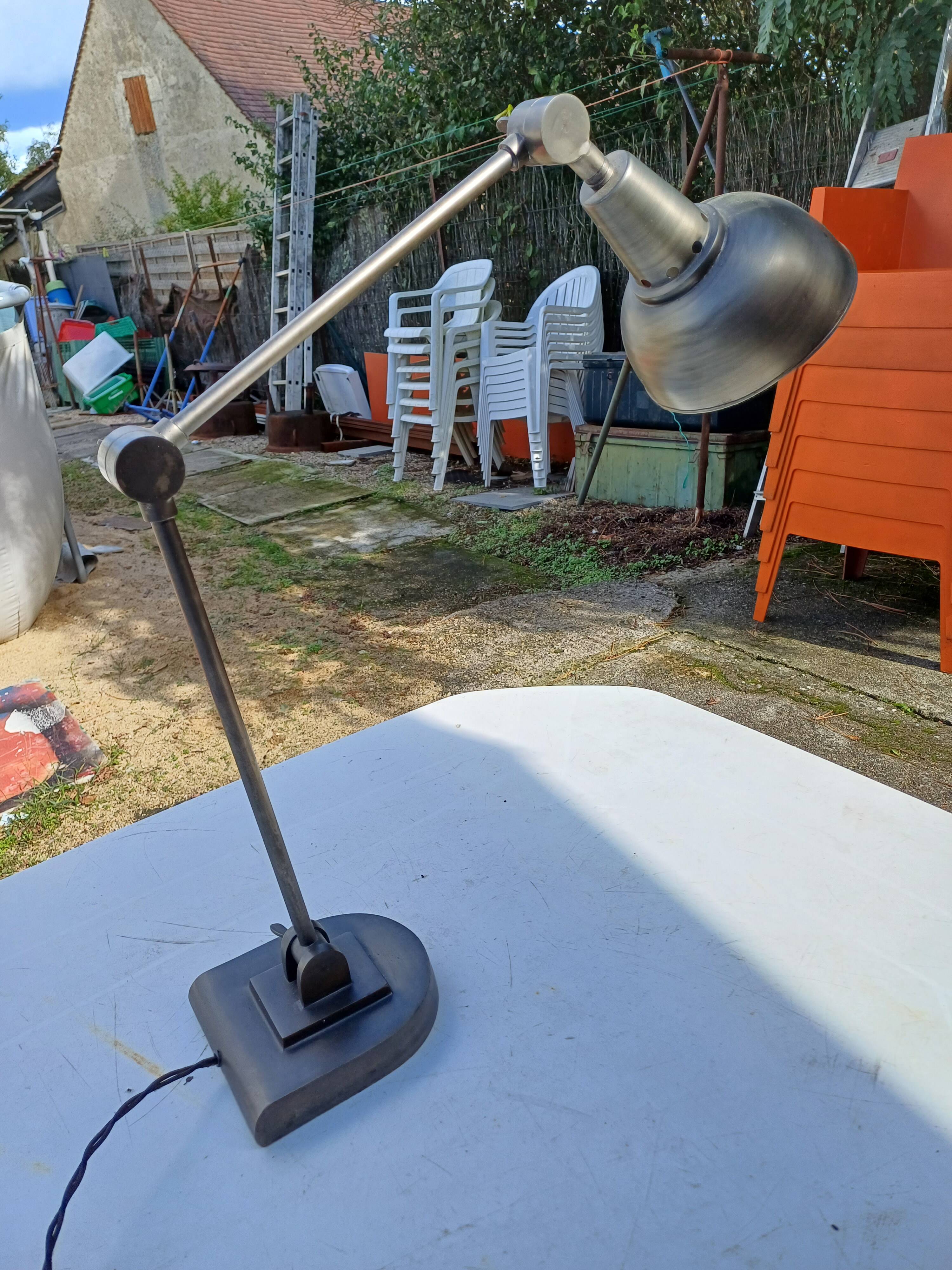 Industrial metal lamp, 2 arms