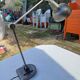 Industrial metal lamp, 2 arms