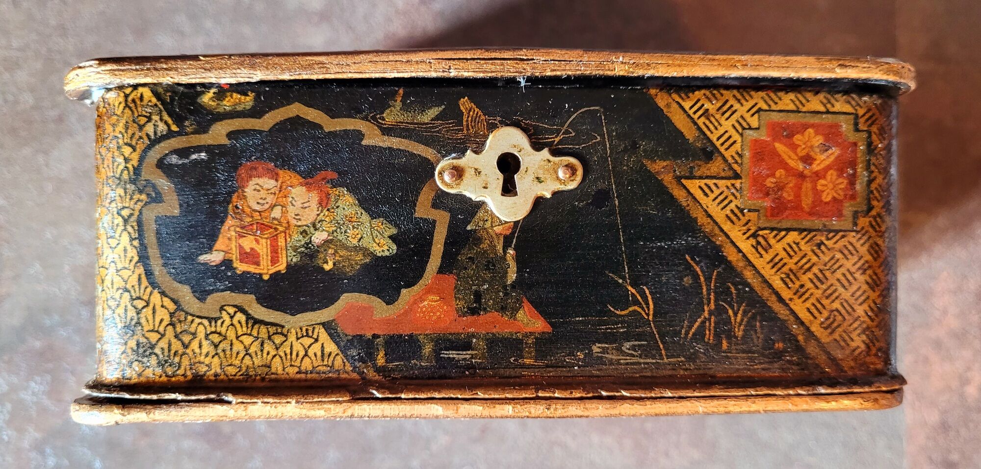 Old Vintage Boxes NINETEENTH in lacquer Asia China
