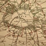 The development of transport in the Paris region 1928