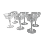 6 Champagne cups vintage