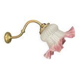 swan neck and tulip wall light circa 1940