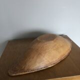 Wooden and wicker salad bowl from the 1900s