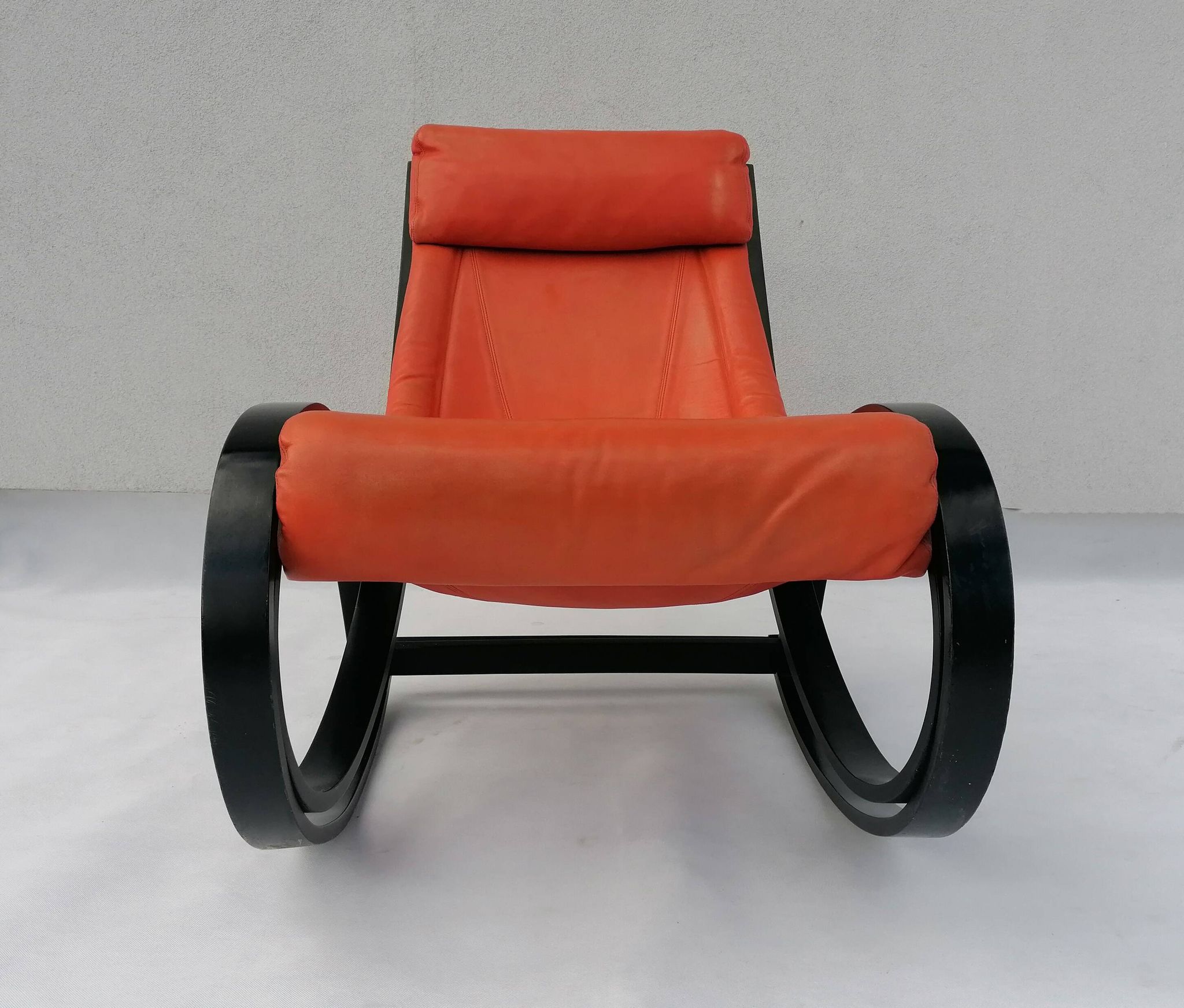 Sgarsul Rocking Chair by Gae Aulenti for Poltronova, 1960s.
