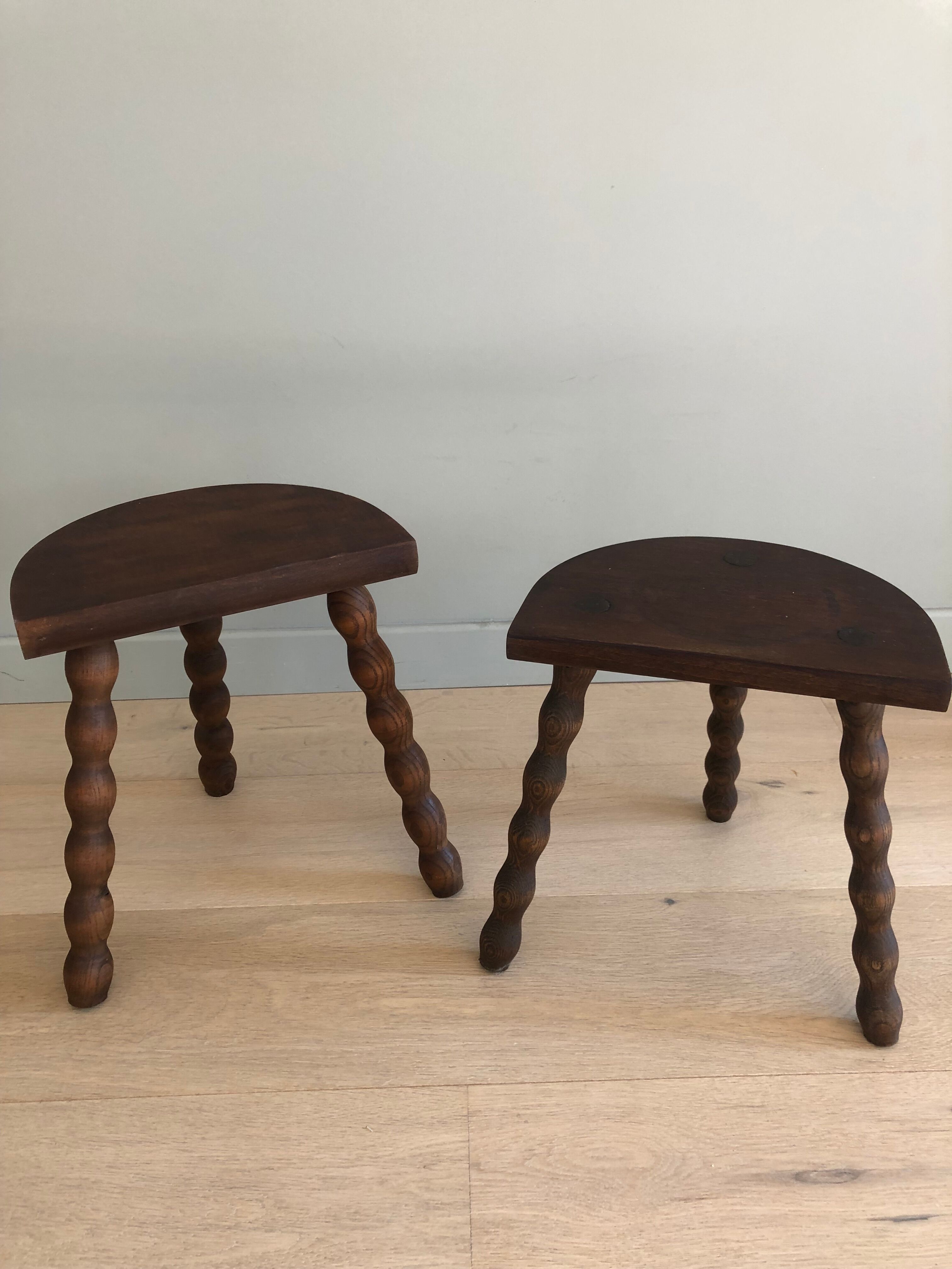 Tabourets vintage tripode
