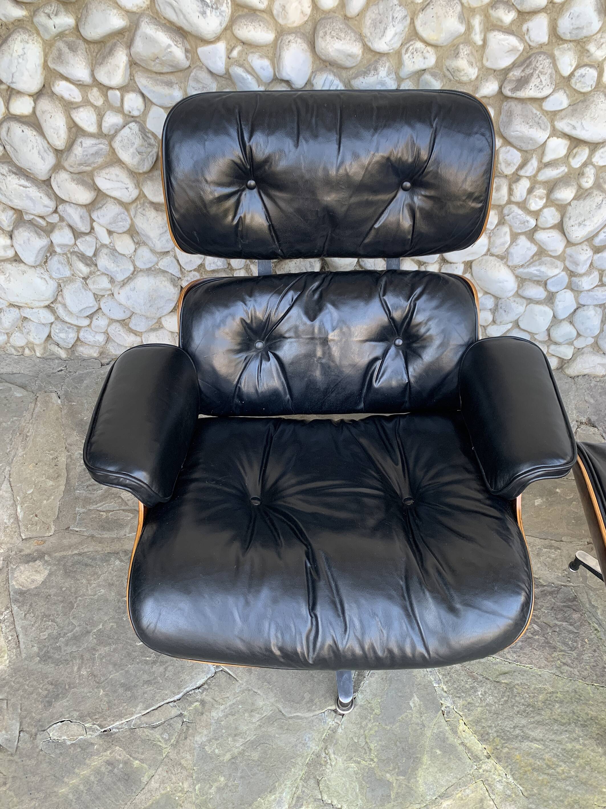 Herman Miller Lounge chair & ottoman palissandre Charles & Ray Eames 1960s