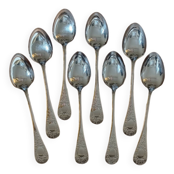 8 cuillères à soupe orfèvre Ercuis
